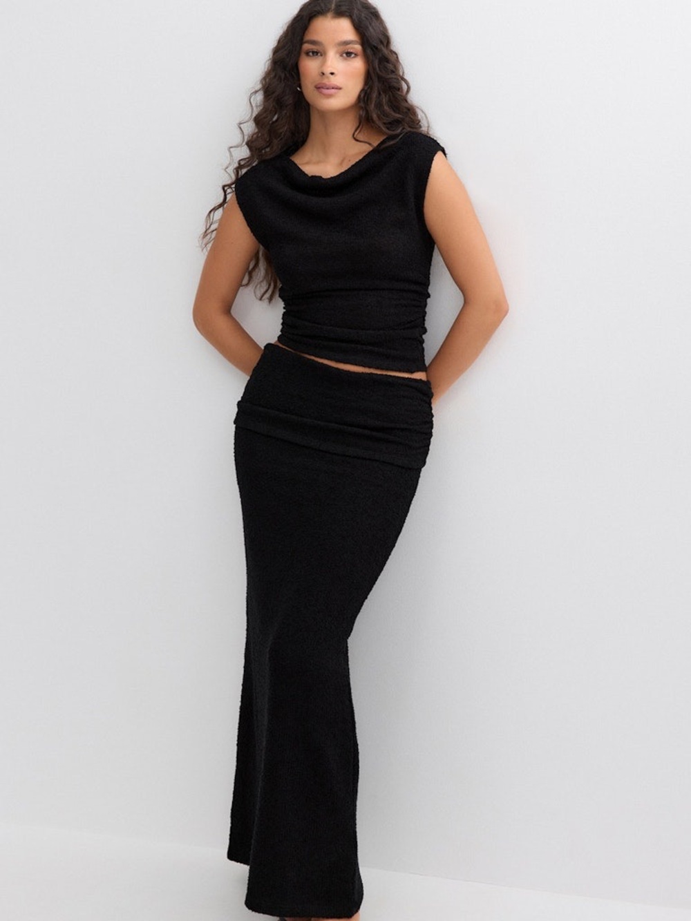 Gina Tricot Black Maxi Skirt